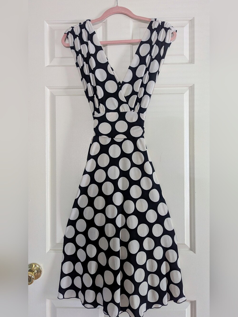 Black & White Polka Dot Party Dress
